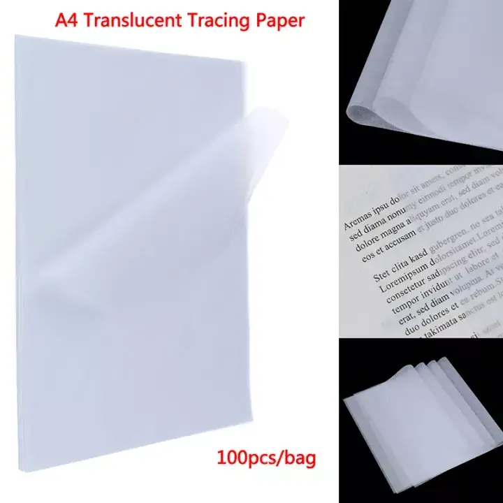 A3 A4 white translucent tracing paper sketching paper transparent drafting sheets vellum paper