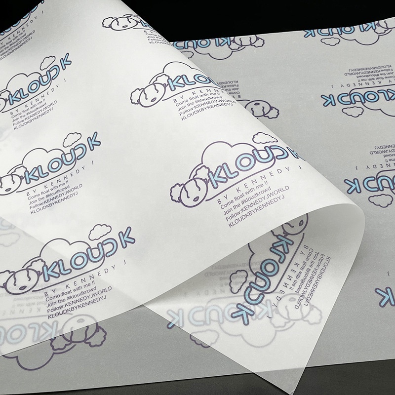 foil logo custom printing a3 a4 a5 translucent tracing paper vellum paper for drawing sewing packaging