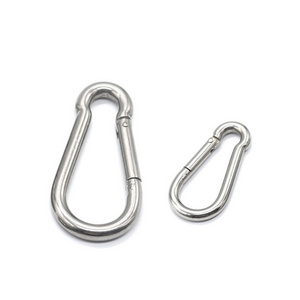 China wholesale High Quality Hardware Accessories A2 Stainless Steel 304/316 Snap Hooks DIN5299C Spring Hook Carabiner