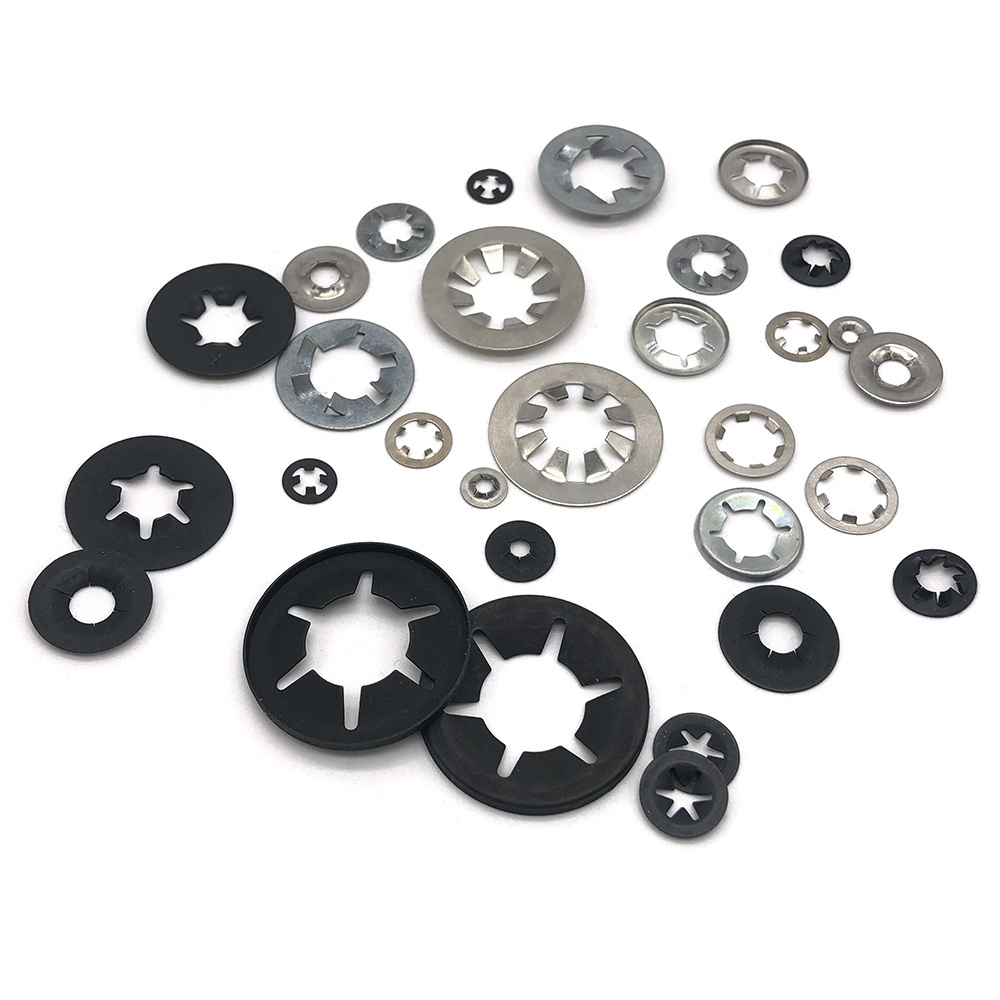 plastic washer China Made starlock washer stainless lock washer m8 m10 m12 m4 star