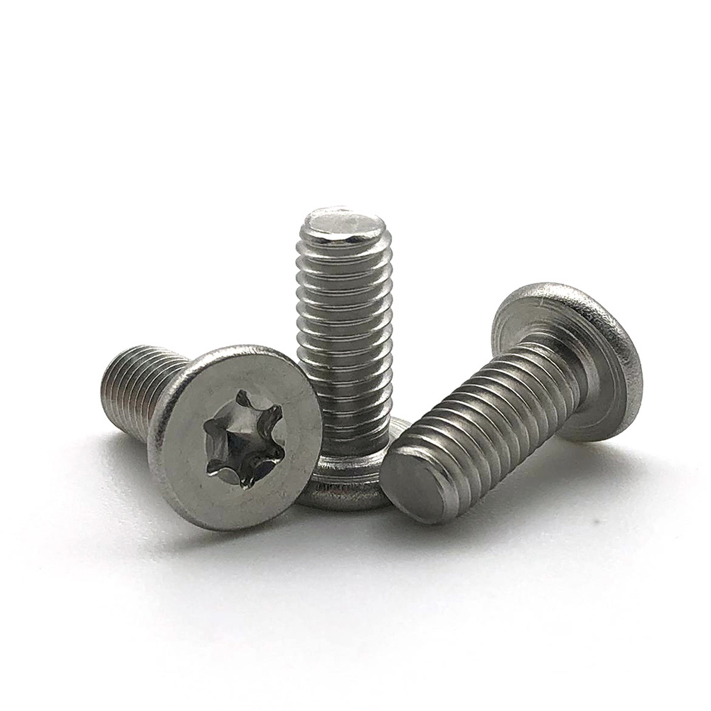 Torx Undercut Machine Screws Stainless Steel Countersunk Flat Head Star Inch metric screw