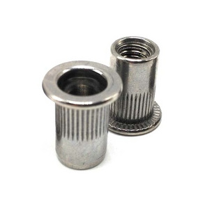 Rivet Nut/Rivnut Flat Head Metric rivet nut threaded inserts nutsert countersunk head splied m5 m6 m8 riveting nut Made in China