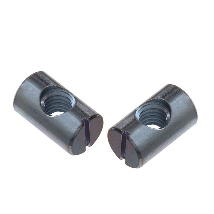 China wholesale stainless steel furniture slot dowel cross countersunk head hammer nut and bolt m5 m6 m12 m8 m10 16mm barrel nut