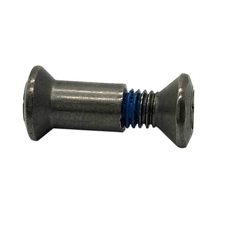 Black 8-32 machine screw truss head binding post slotted male female screw chinago screws