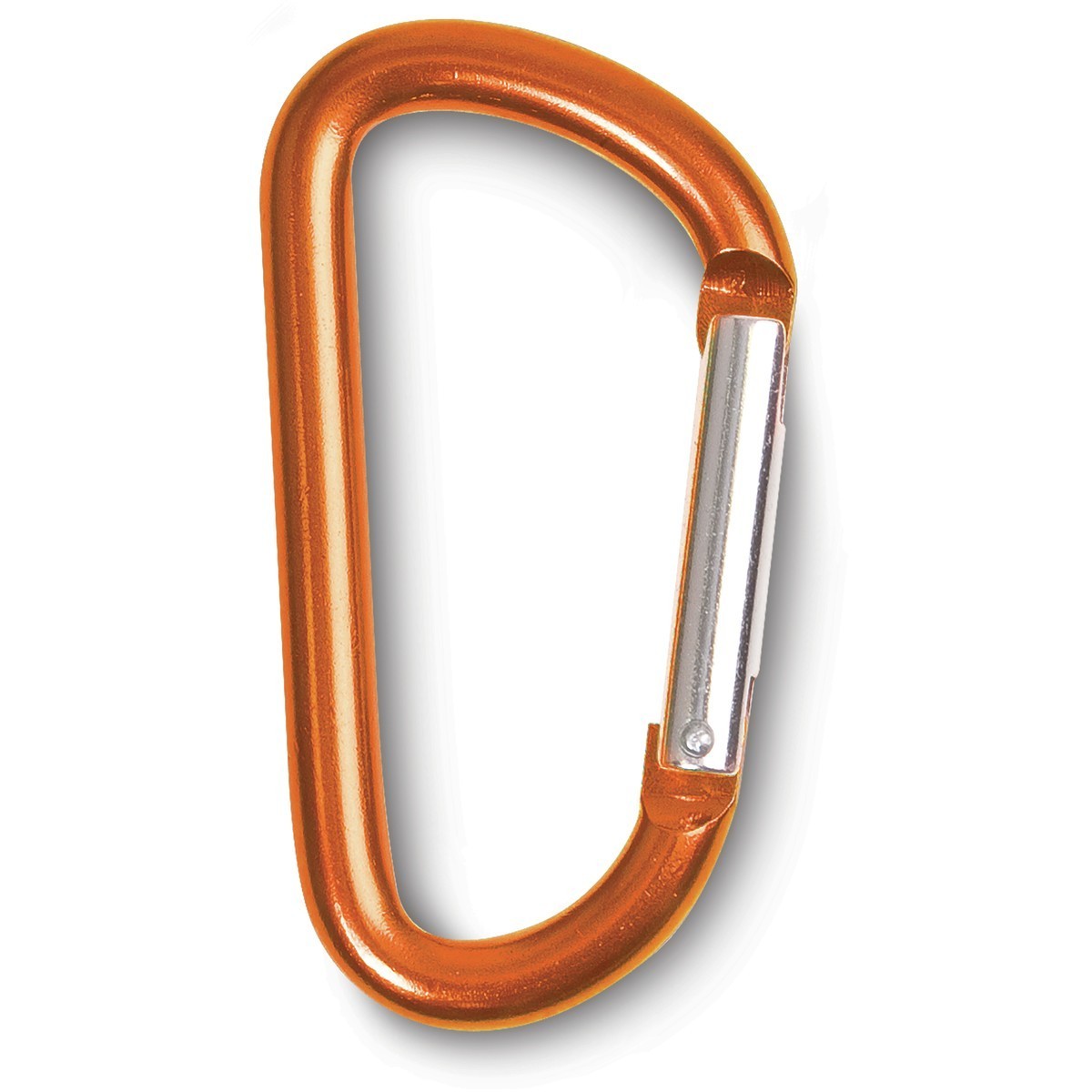 China factory price carbon steel aluminum custom 4.5mm 25mm shaped rotating keychain climbing locking snap hook carabiner hook