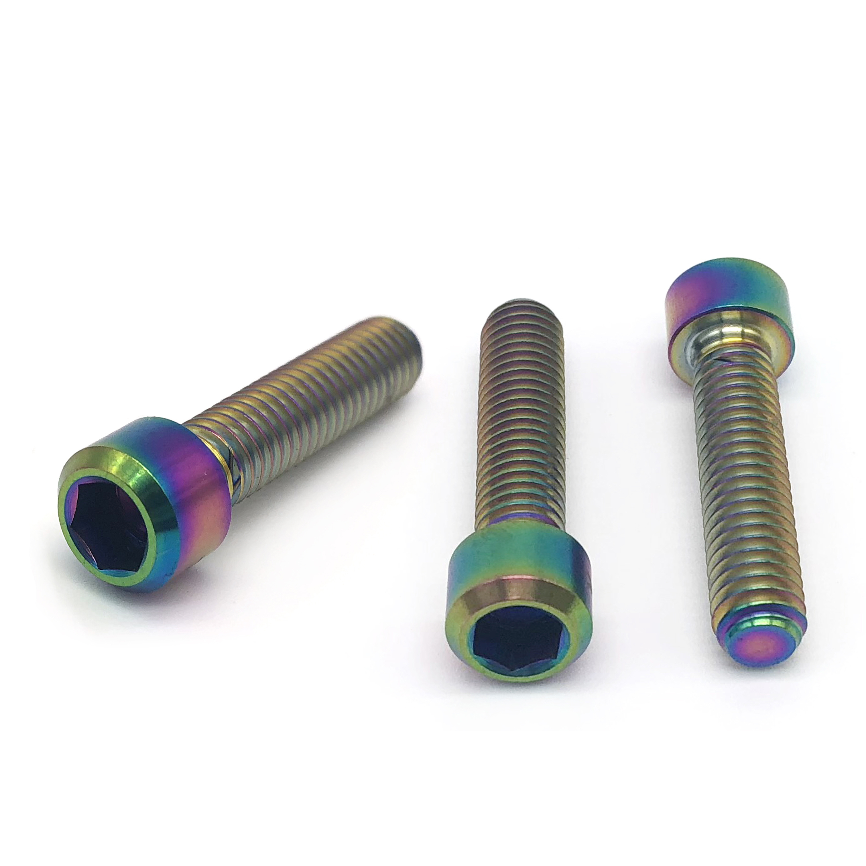 M6 Titanium Bolt Gr2 M8X20 25Mm Cycle Security Titanium Allen Head Bolt For Bmx Stem Bike Screws Bicycle m3 titanium screw