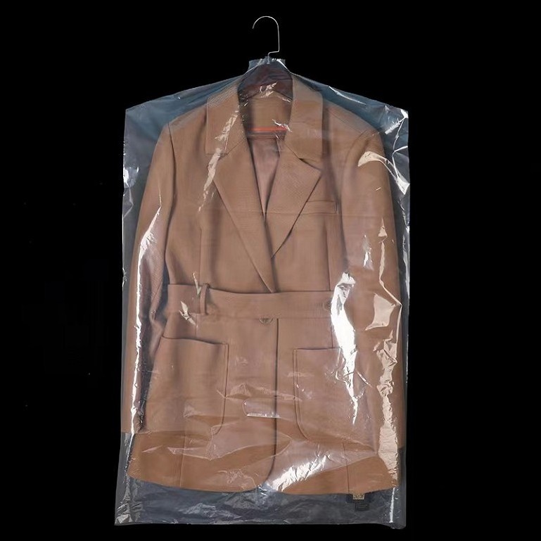 Custom Clothes Dress Cover Hanging Cloth Plastic Garment Cover Packaging Bag