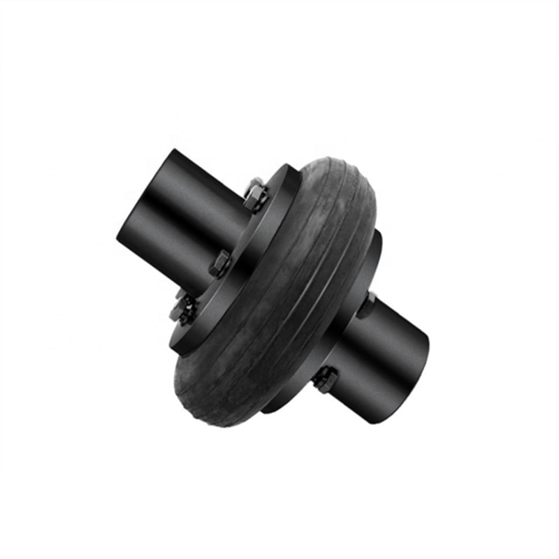 High Quality Alloy Steel  Plain bore LA8 keyed tyre coupler flexible tire shaft  tyre coupling