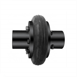 High Quality Alloy Steel  Plain bore LA8 keyed tyre coupler flexible tire shaft  tyre coupling