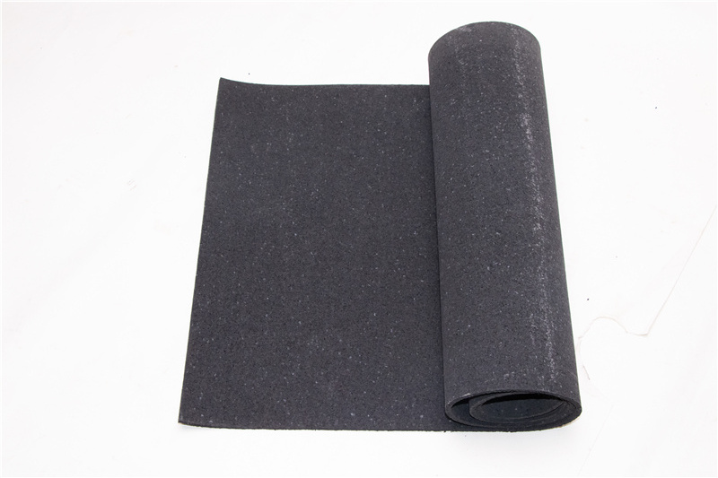 3mm-20mm resilient acoustic flooring sound insulation rubber flooring roll indoor rubber gym mat