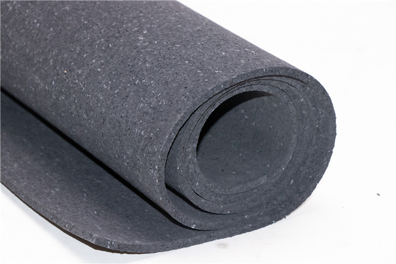 3mm-20mm resilient acoustic flooring sound insulation rubber flooring roll indoor rubber gym mat