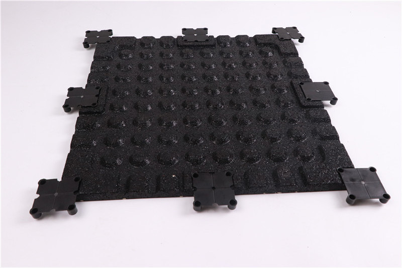 25mm Ballistic Rubber Flooring Mat For Absorbing Sound And Shock