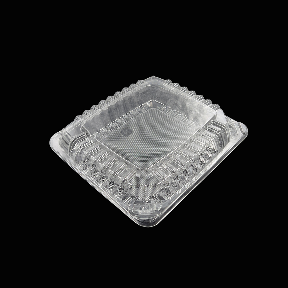 Wholesale Clear Fruit Punnet Disposable PET Plastic Strawberry Clamshell Packaging Box