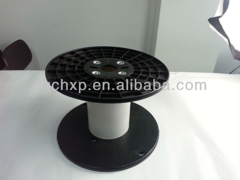 Custom abs plastic cable spool/bobbin empty plastic bobbin spool for cable reel