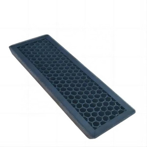 Customized 225*80*15mm Plastic Pp Core Deodorization Activated Coconut Shell Charcoal Honeycomb Carbon Air Purifier Filter