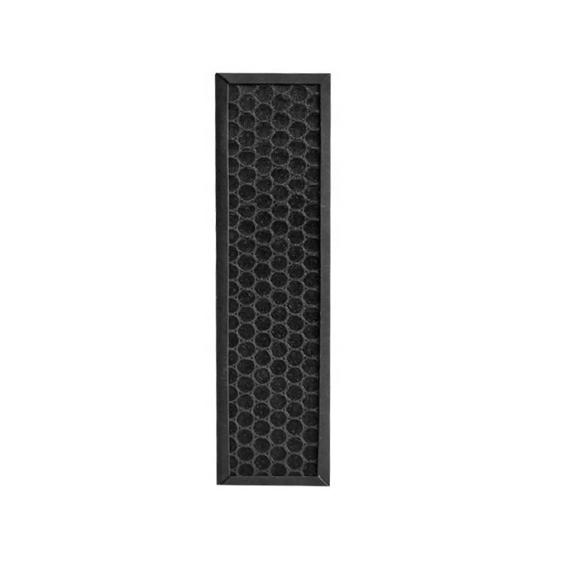 Customized 225*80*15mm Plastic Pp Core Deodorization Activated Coconut Shell Charcoal Honeycomb Carbon Air Purifier Filter