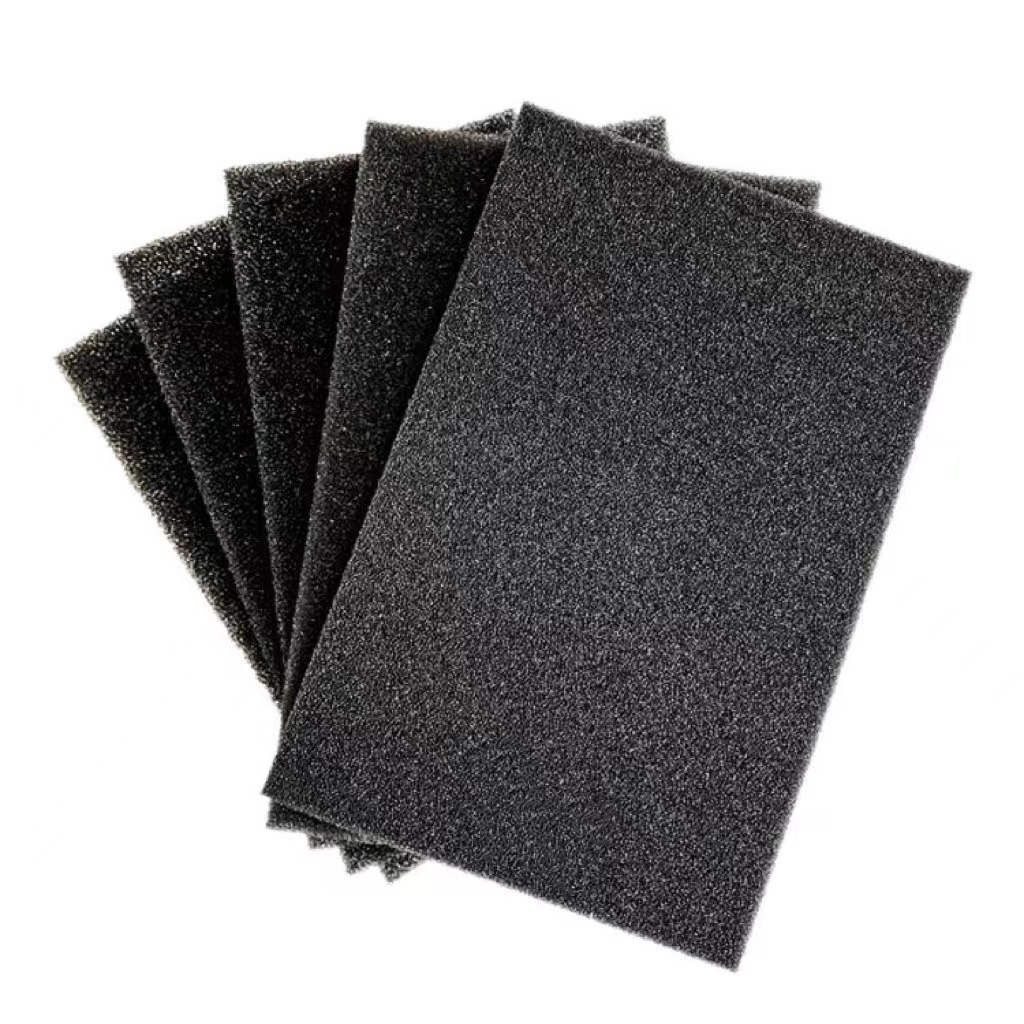 Sponge Reticulated Polyurethane Foam Activated Carbon Air Filter