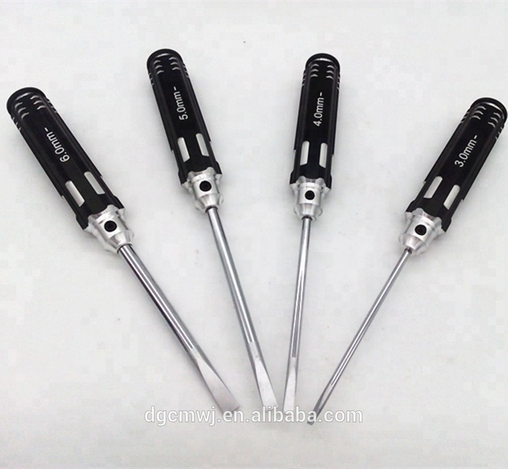 4pcs steel Fashion rc car tool kit  flat head screwdriver tools durable