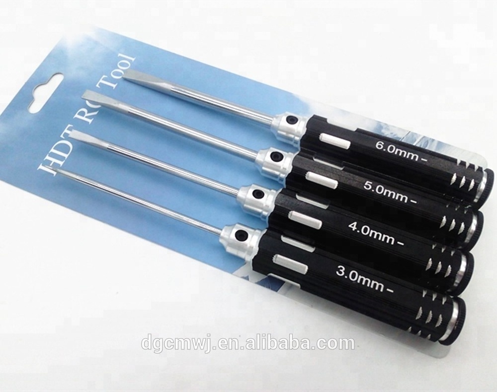 4pcs steel Fashion rc car tool kit  flat head screwdriver tools durable