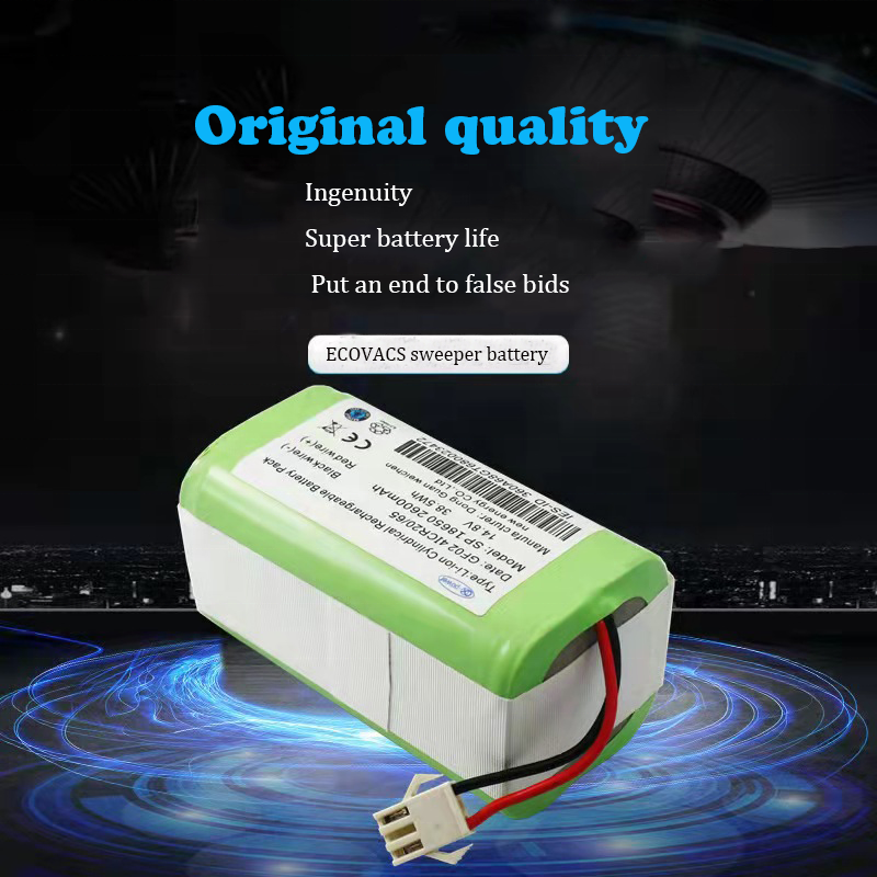 Original14.4V 2600mAh Li-ion Battery for Conga Excellence 990 1090 Ecovacs Deebot N79S N79 DN622 Eufy Robovac 11 11S 12 35C X500