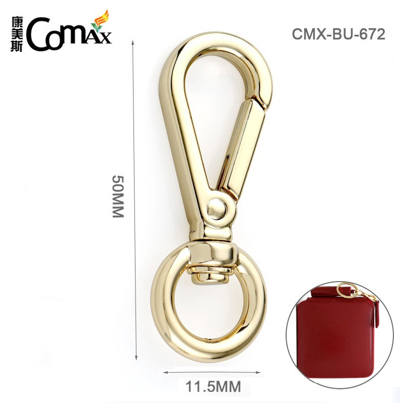 Wholesale Bag Hardware Gold 10mm Snap Swivel Hoom for Bags Purse