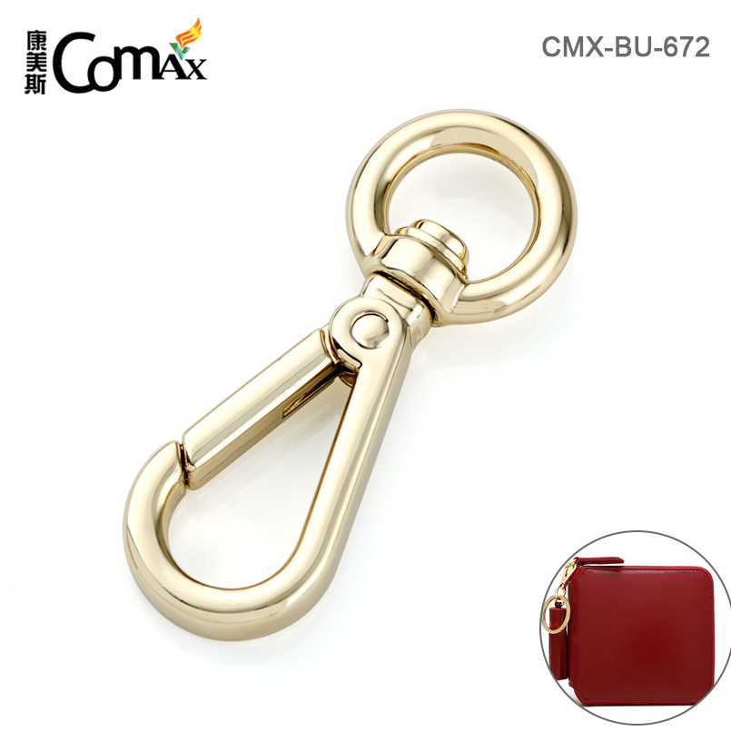 Wholesale Bag Hardware Gold 10mm Snap Swivel Hoom for Bags Purse