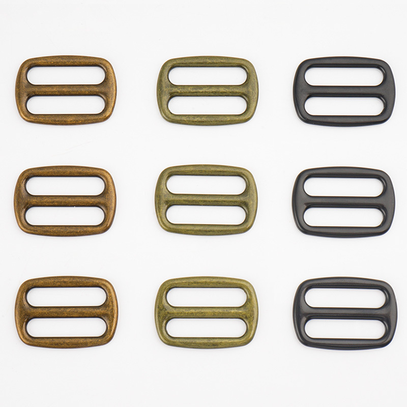 Handbag Hardware Supplies 9 Colors Triglide Buckle Slides 3/4 Inch Bag Buckle 19mm Metal Slider Adjustable Buckle