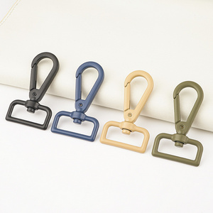 Wholesale Bag Hardware Mould Charge Free 1" Swivel Hook 4 Colors 1 Inch Handbag Swivel Snap Hook 25mm Metal Snap Hook for Bag