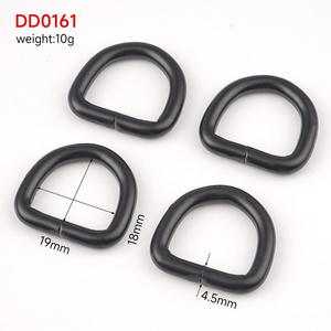 18mm D Ring Leather Craft Hardware D Ring Dog Multi-Purpose D-Rings for Handbags DIY Accessories