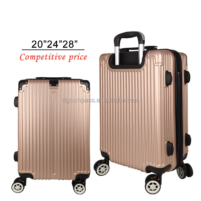 4 wheels 3pcs Koffer Trolley Luggage Unisex Hard Shell Travel Bag Metal corner protector Maletas De Viaje ABS  Carry on Suitcase