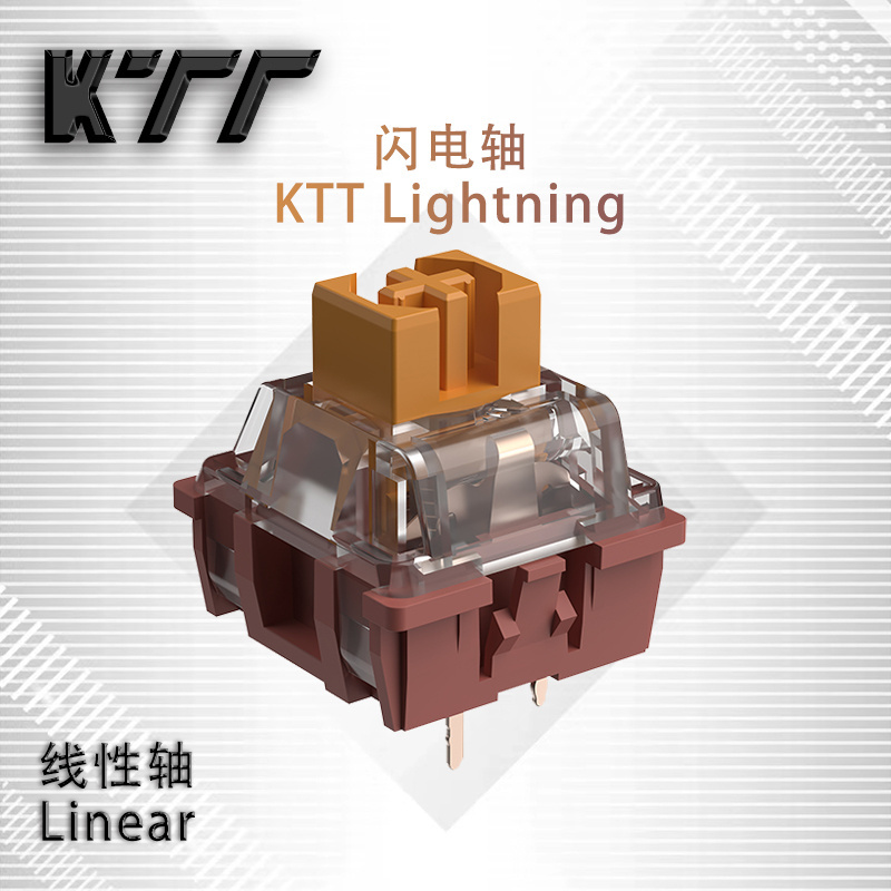 KTT Lightning Content  Switch lube Mechanical Keyboard 3Pins  Linear Switches  diy mechanical keyboard switch opener