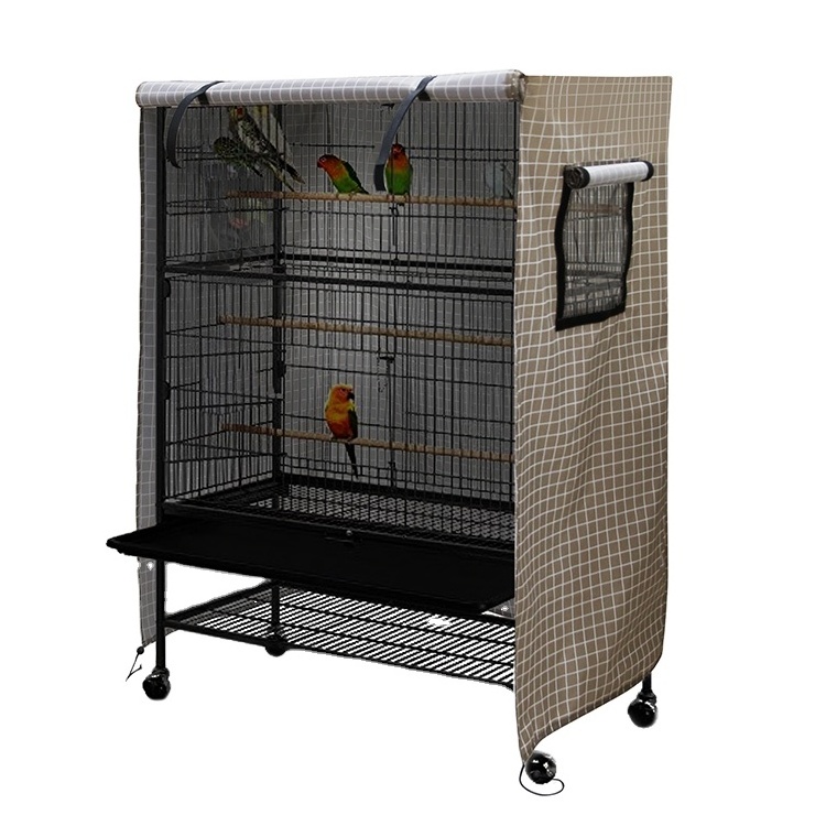 universal breathable  fabric and  heavy duty pet bird cage cover