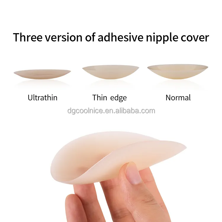 Women Reusable Adhesive Invisible Pasties Adhesive Bra Silicone Nipple Covers