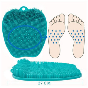 Feet Care Cleaner and Massager Silicone Foot Cleaner Shower Scrubber And Brush