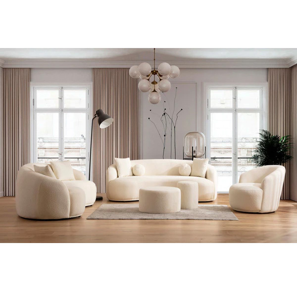 Leather Sofas Luxury Upholstered Modern Sofa Living Room Furniture Set Modular Sectional Sofa