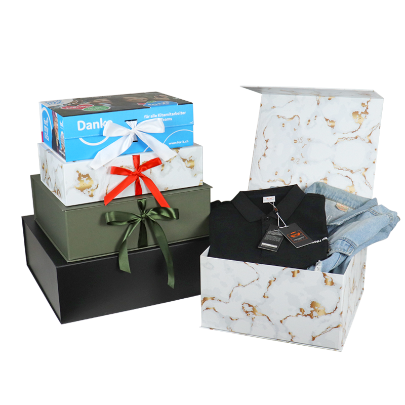 promotion beauty set box packaging cardboard cosmetic essential oil folding eternal flower magnetic paper box packaging