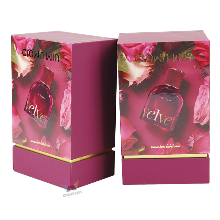 Luxury Custom Design Logo Color Printing Rigid Cardboard Lid and Base Candle Packaging Boxes Red Gift Box for candles