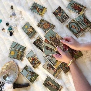 Wholesale Custom Printing  Witches Tarot Cards Holder Juego Cartas De Tarot Playing Card Mythic Tarot Cards