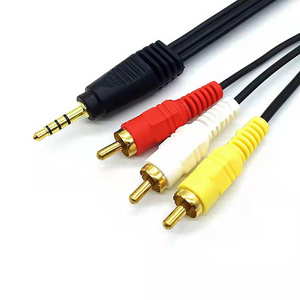 gold connector RCA to RCA Male to Male Digital Coaxial Cable Stereo Audio Cable