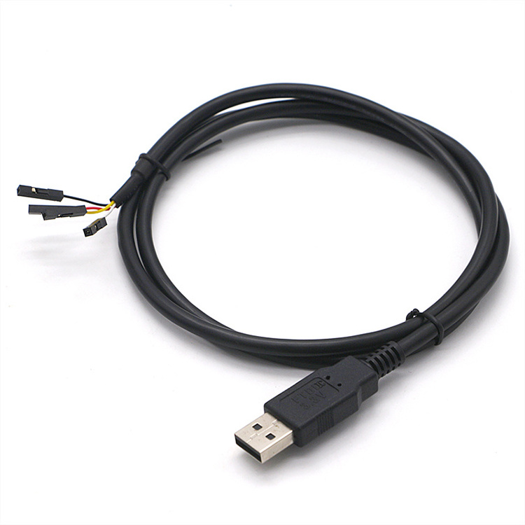 USB to TTL 232R FTDI 3.3V 5V Serial Converter Cable  TTL-232R-5V-WE FTDI Chip USB to 5V TTL UART Serial Cable