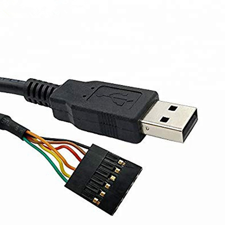 USB to TTL 232R FTDI 3.3V 5V Serial Converter Cable  TTL-232R-5V-WE FTDI Chip USB to 5V TTL UART Serial Cable