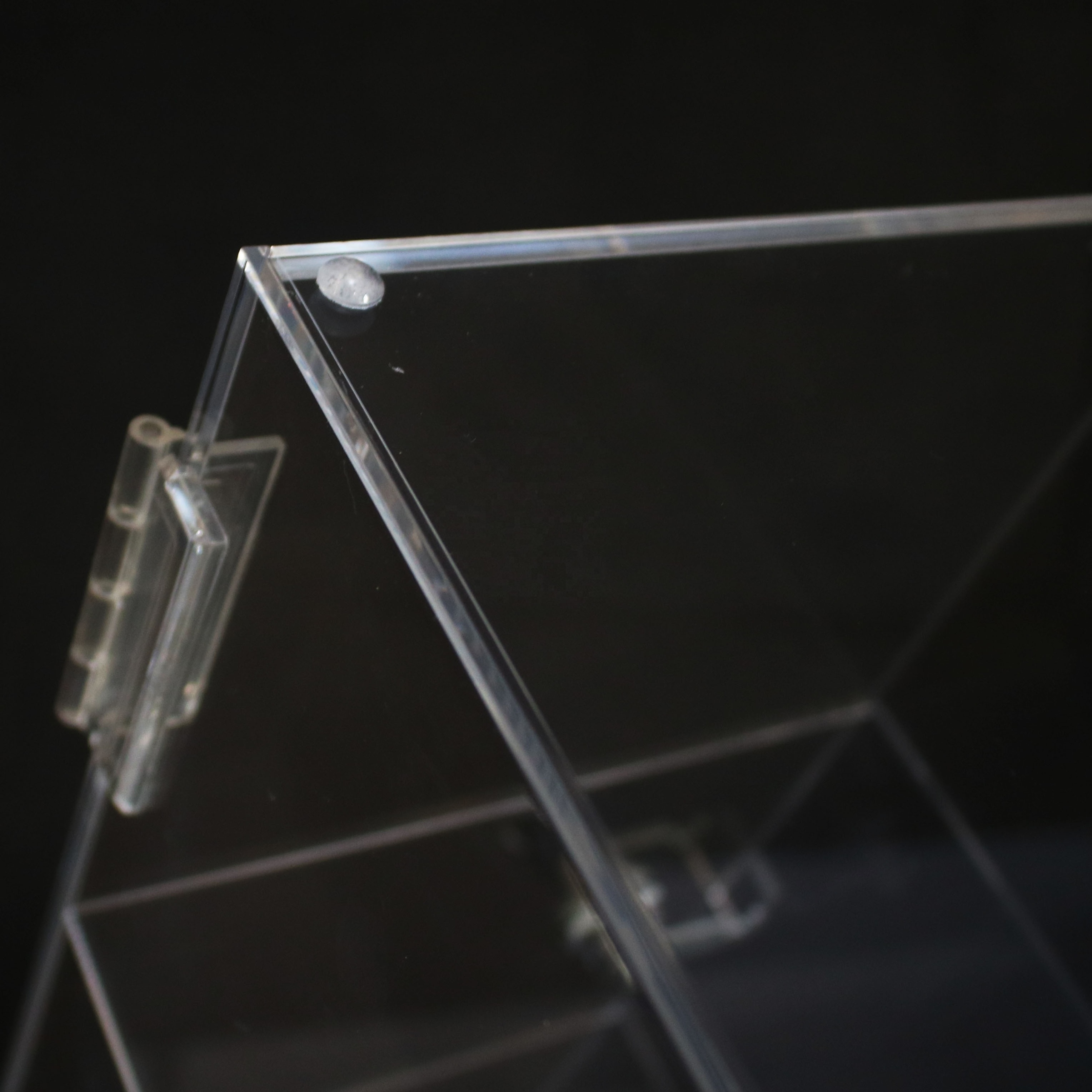 Custom Made Clear Acrylic Rotating Watch Display Stand/Plexiglass Acrylic Watch Display Case