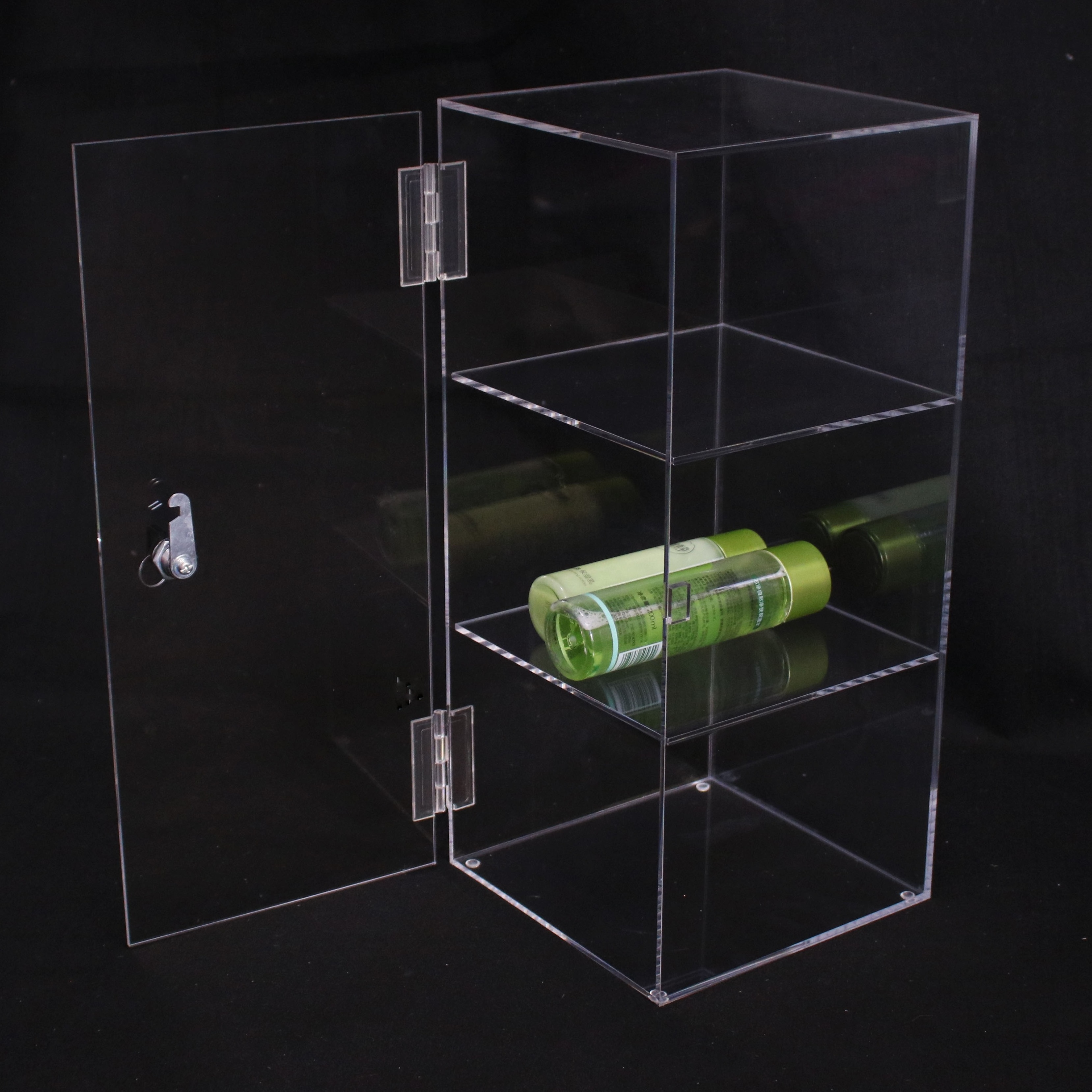 Custom Made Clear Acrylic Rotating Watch Display Stand/Plexiglass Acrylic Watch Display Case