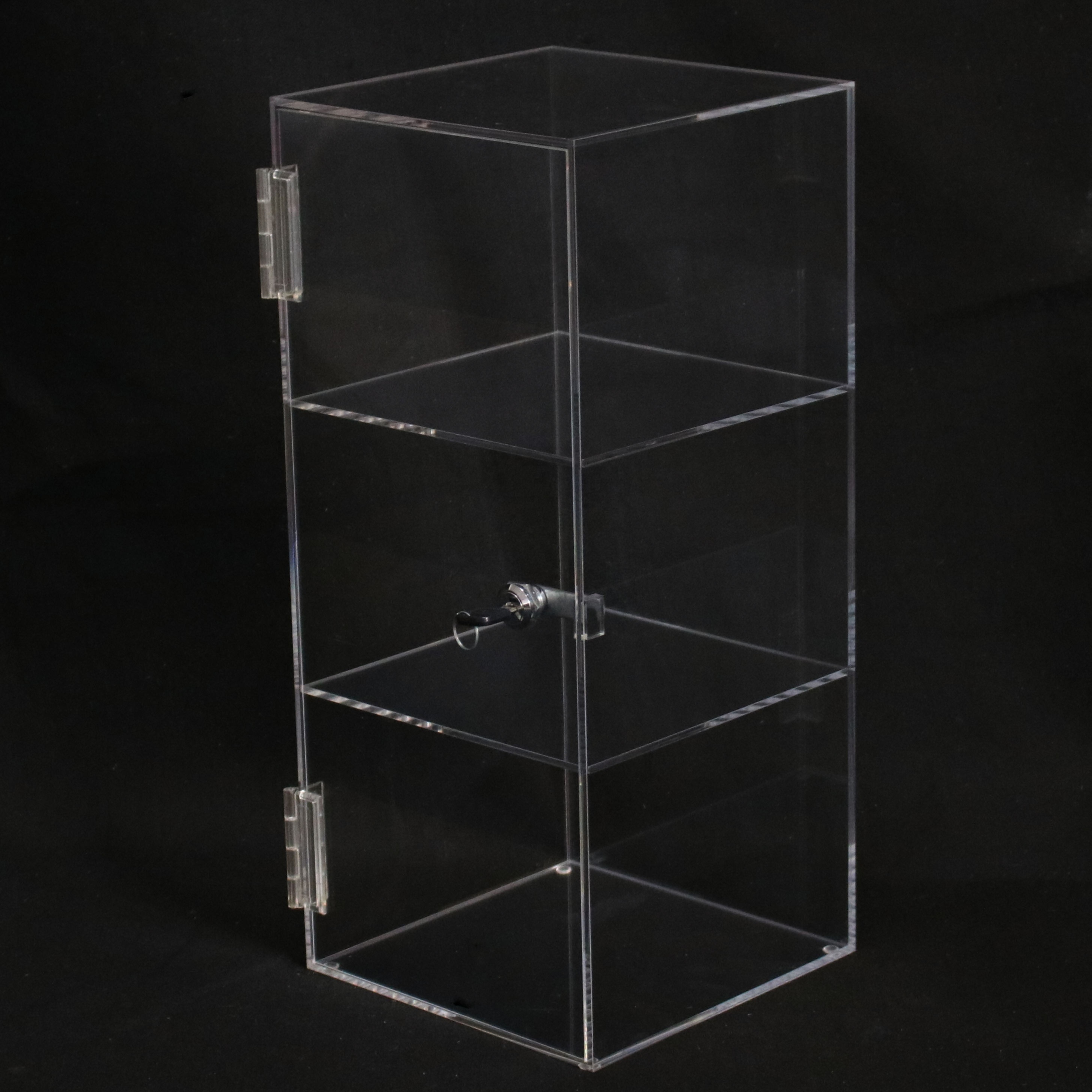 Custom Made Clear Acrylic Rotating Watch Display Stand/Plexiglass Acrylic Watch Display Case