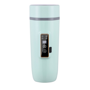 350ml Portable Travel Stainless Steel Water Cup Thermal Cup Heating Cup Electric Car Kettle For Home For Travel