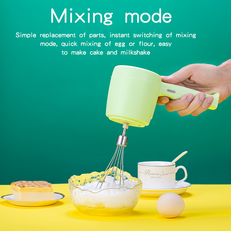 2 In 1 Electric Usb Mini Spice Garlic Chopper Masher Egg Beater Food Chopper Baby Food Processor