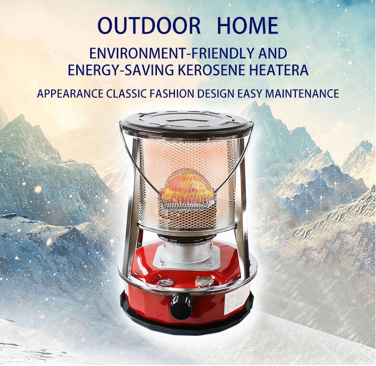 Kerosene Heater For Indoor Outdoor Use, Oil Radiator Portable Multifunctional Stove With Handle, For Camping Fishing