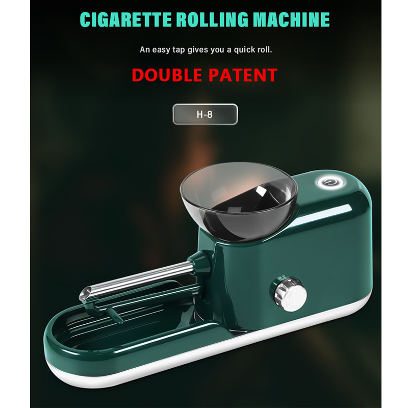 In Stock Smoking Accessories Easy Use Dry Herb Injector Roll Paper Cigarette Rolling Machine Automatic Electric