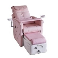 High Quality Salon Furniture Custom Electric Pedicure Chair Hideen Sink Luxury Foot Spa Pink Massage Pedicure Chair