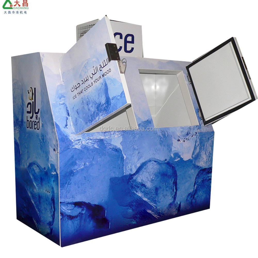 Outdoor Ice Storage Freezer for 125 bags bagged Ice